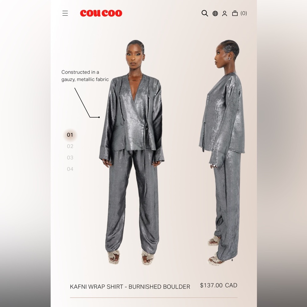 Coucoo Kafni Wrapped Shirt